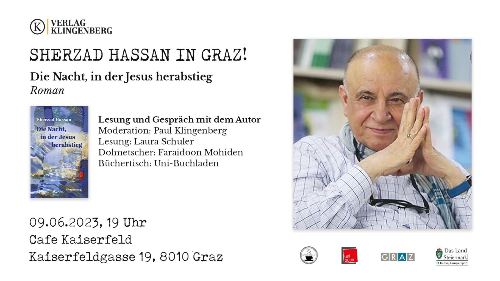 Invitation Sherzad Hassan Graz Austria 230609